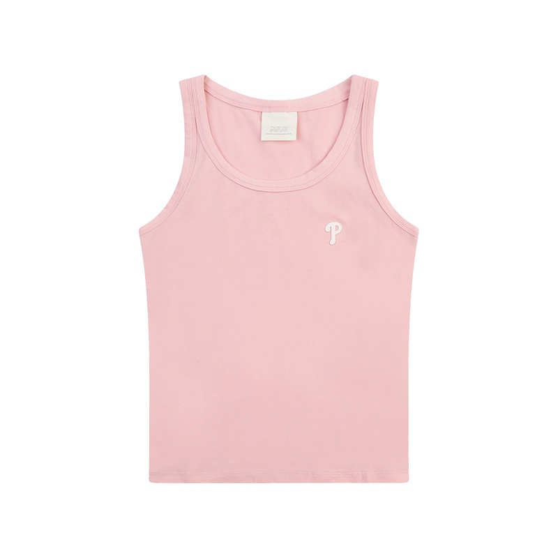 MLB 修身圆领无袖小标LOGO背心 女装 31TKW1031