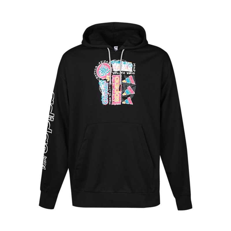 adidas 休闲印花连帽卫衣 GN7914