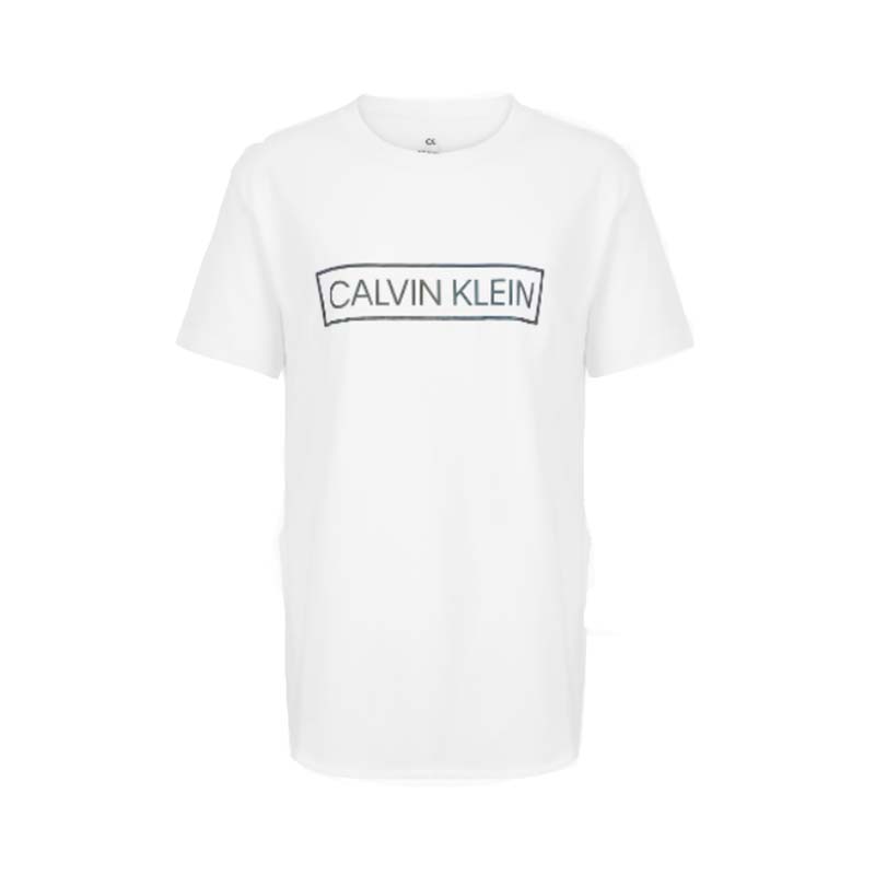 Calvin Klein 反光LOGO印花短袖T恤 4WT0K125