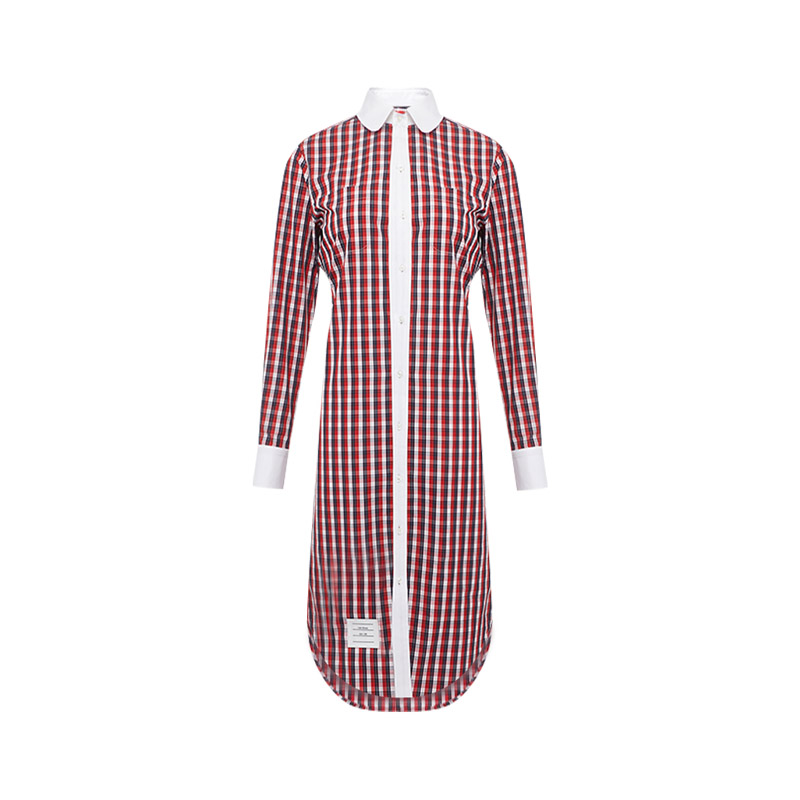 Thom Browne 复古休闲长袖连衣裙 FDSB32C-06125