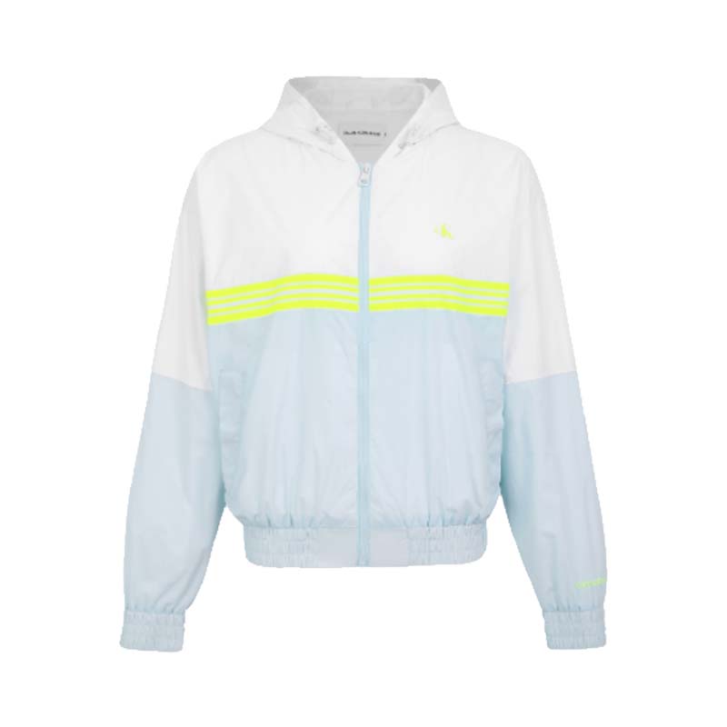 Calvin Klein 撞色拼接连帽单夹克 J215098