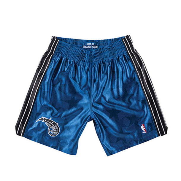 推荐商品：【麦迪同款】Mitchell Ness 魔术队2000-01年AU暗星复古球裤 ASHRGS18041-OMAROYA00 蓝