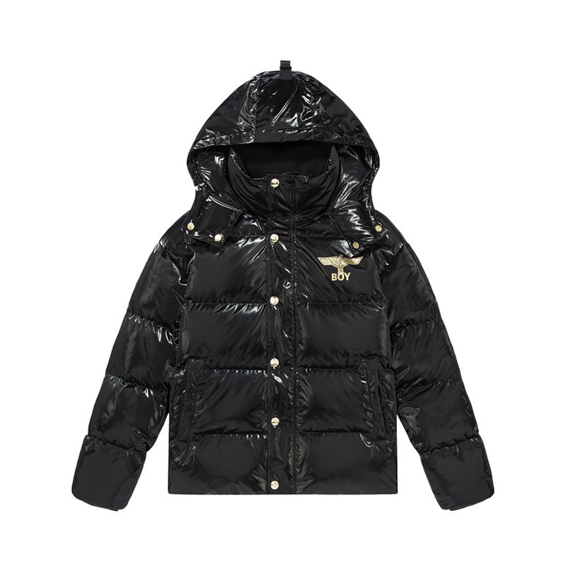 Boy London 金色老鹰logo亮面羽绒服 男女同款 B205NL065202