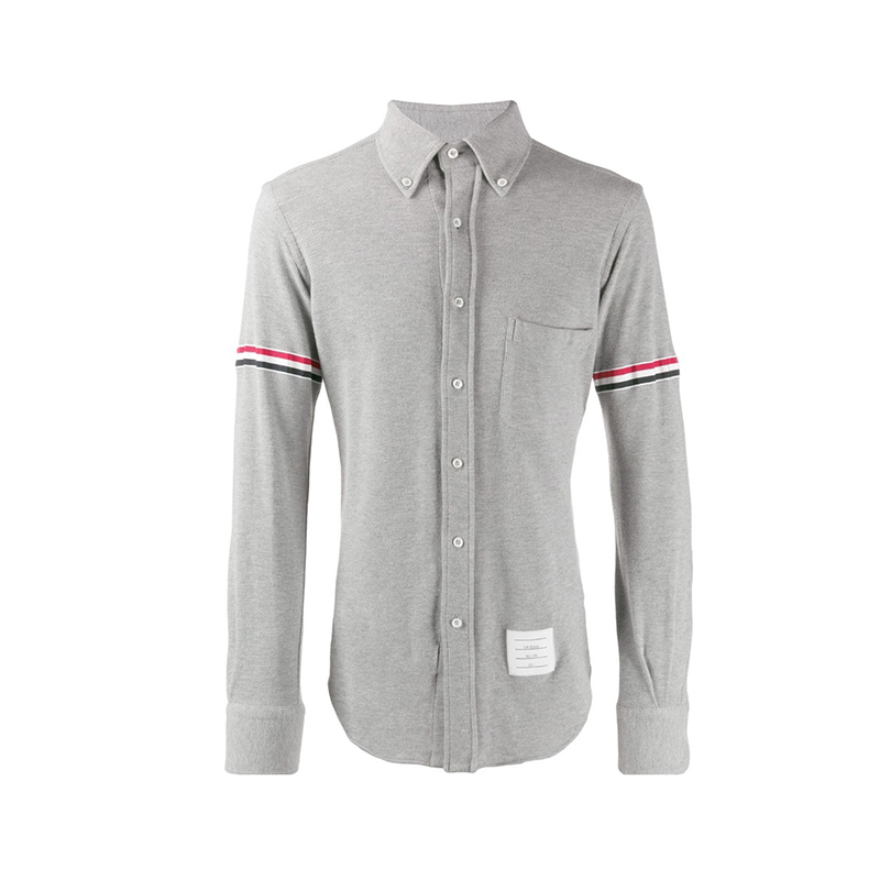 Thom Browne 纯棉双袖标长袖衬衫 男女同款