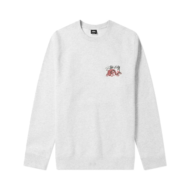 Stussy 朝龙印花套头卫衣 男女同款