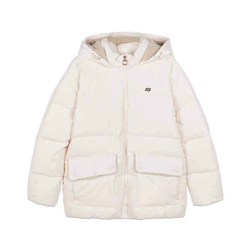 【吴宣仪同款】Skechers 摇粒绒面包服羽绒服 L420W081