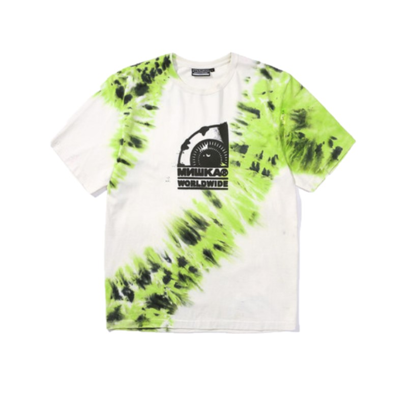 Mishka 扎染眼球印花短袖T恤 MSS200032F