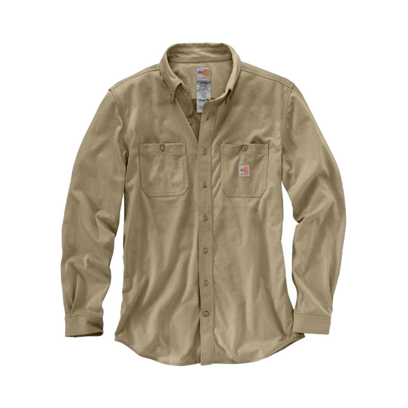 Carhartt 休閑純棉胸袋方領(lǐng)襯衫 男女同款 3092104