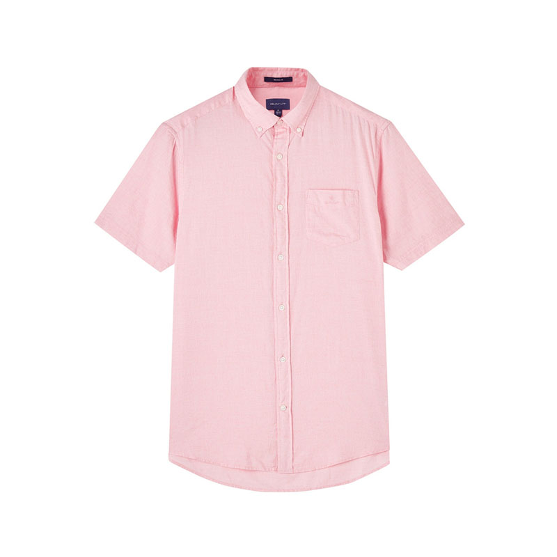 GANT 净色下扣领短袖衬衫 男女同款 3025231