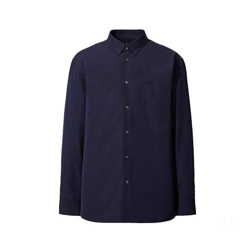 UNIQLO/优衣库【设计师合作款】J SUPIMA COTTON方领衬衫 男女同款 436733