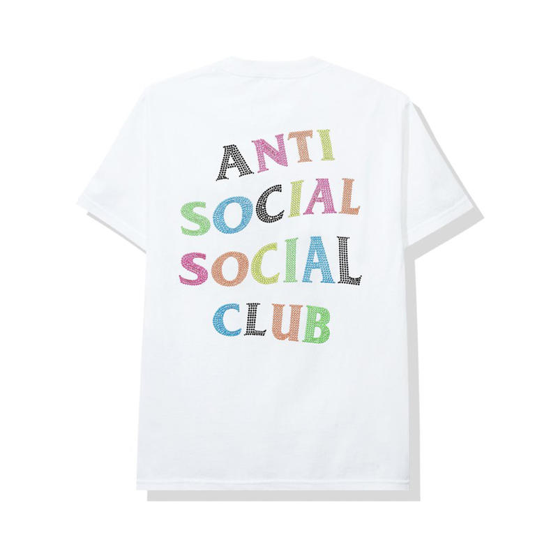 Anti Social Social Club SS20 Stud Belt Tee White 休闲短袖T恤