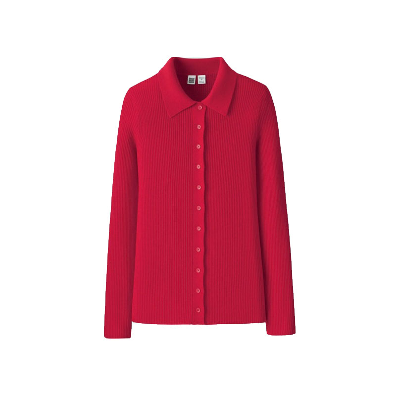 UNIQLO/优衣库 U 3D精纺美利奴针织衬衫 男女同款 412838