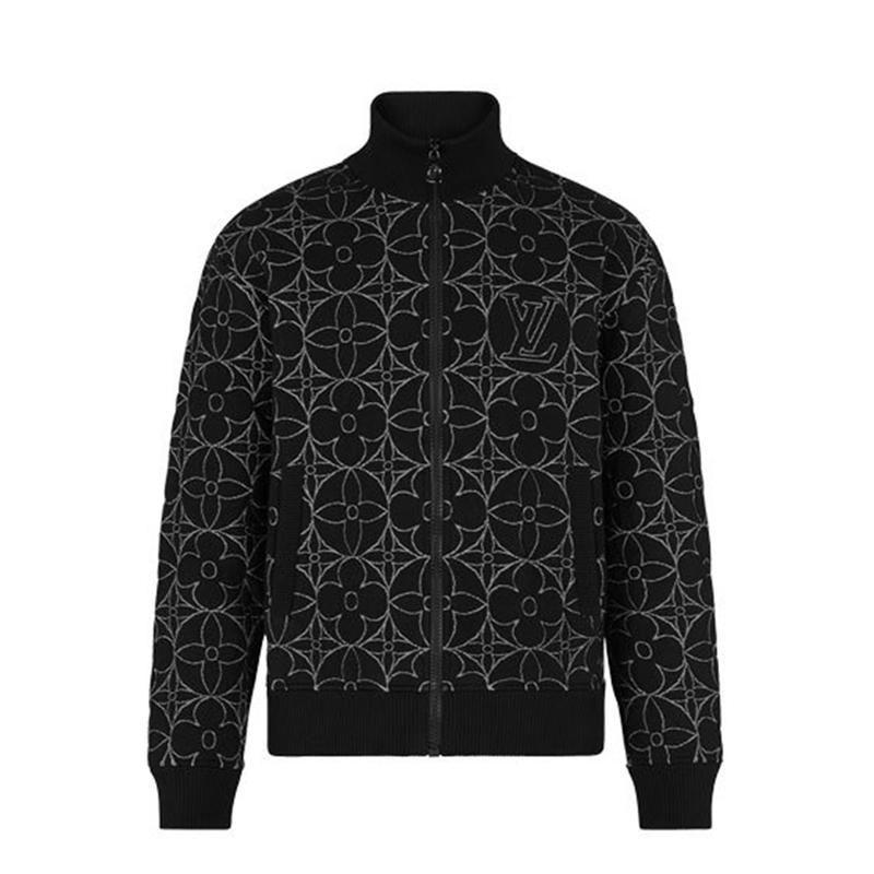 LOUIS VUITTON Monogram 花卉拉链束腰夹克 男女同款