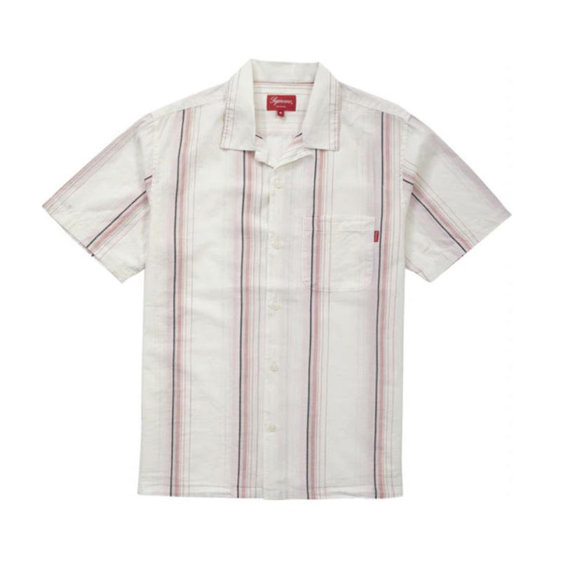 Supreme SS19 Vertical Stripe S/S Shirt 短袖衬衫