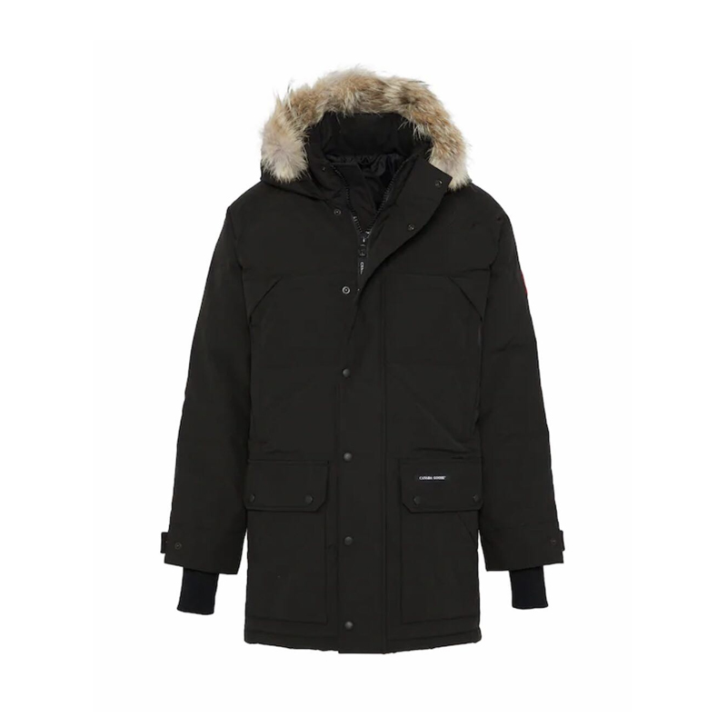 Canada Goose/加拿大鹅 毛领连帽时尚中长保暖羽绒服 男女同款 9920400019
