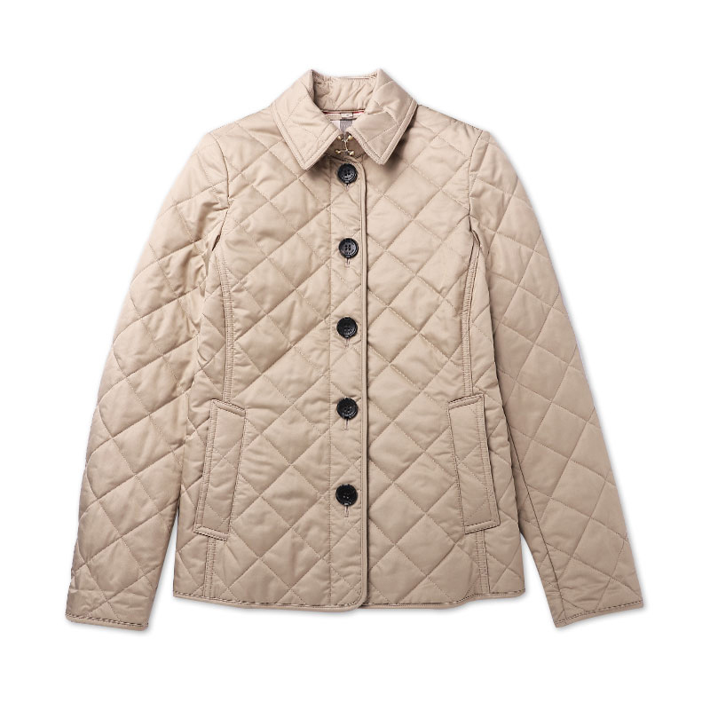 Burberry/博柏利 格子绗缝单排扣夹克 男女同款 80213621