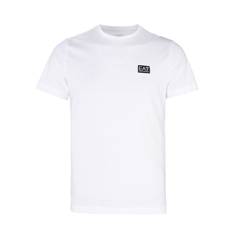 Armani 圆领棉质徽标短袖T恤 男女同款 6GPT38J2AZ