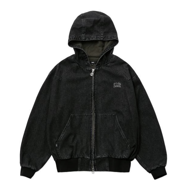 LMC 西部连帽宽松牛仔拉链卫衣外套 男女同款