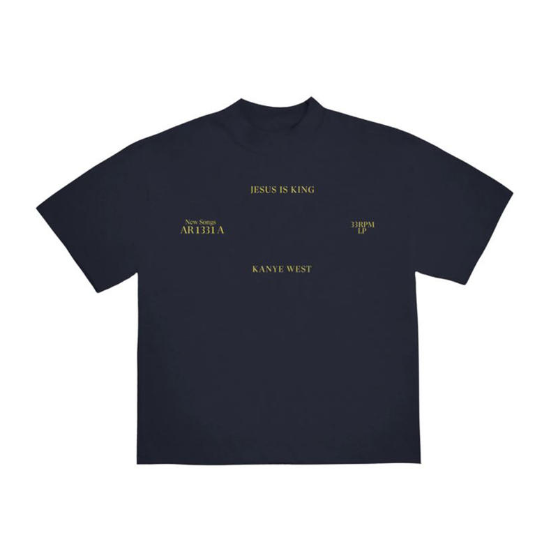 【Kanye West 侃爷Merch 】Jesus Is King Vinyl II T-Shirt短袖T恤 男女同款