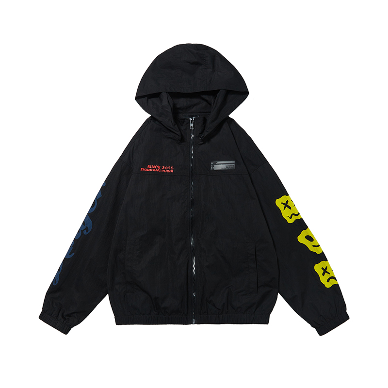 Dangerous People 纸袋人字母标语夹克 男女同款 T071JAS351CH