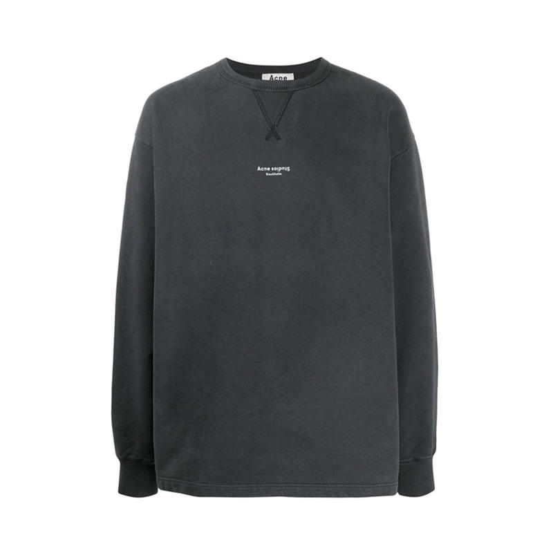 Acne Studios 字母LOGO印花套头圆领卫衣 男女同款