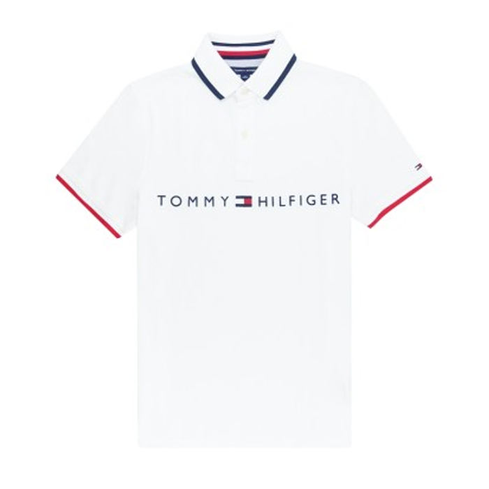 Tommy Hilfiger 潮流胸前字母LOGO短袖T恤 男女同款 78E5267