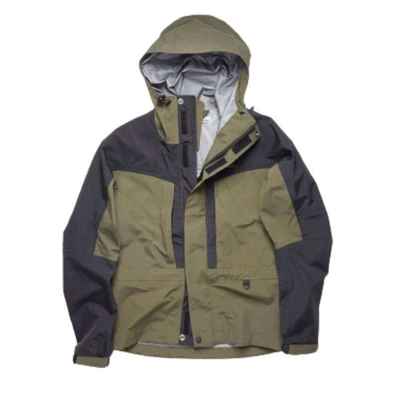 Acne Studios 拼色防水尼龙外套连帽 男女同款