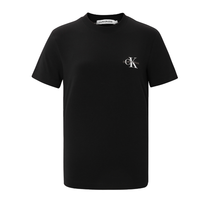 Calvin Klein 女装 撞色字母印花圆领短袖T恤 J216166
