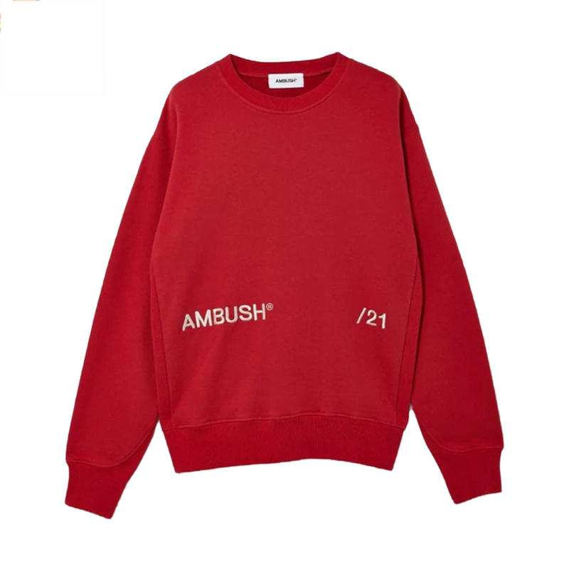 AMBUSH CREWNECK INSERTS SWEATSHIRT 长袖套头卫衣 男女同款