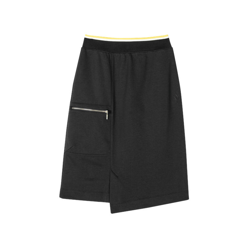 【王霏霏同款】 Skechers 直筒中腰雅钻系列针织半身短裙 女装 L121W022