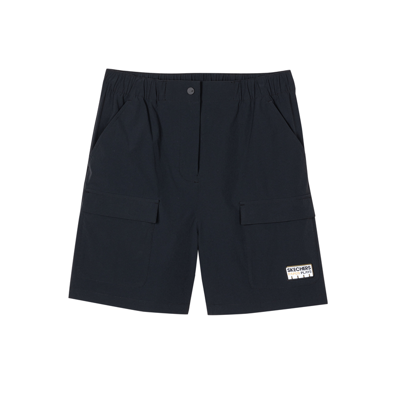 Skechers 简约LOGO休闲裤 女装 L321W059