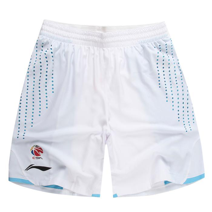 Li Ning CBA赞助 12-13赛季 福建队主场篮球比赛短裤 AAPG535