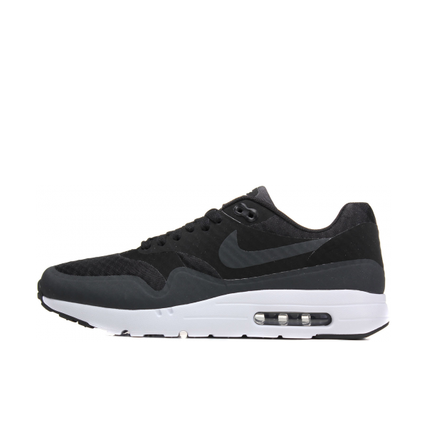 推荐商品：Nike Air Max 1 跑鞋 气垫缓震透气轻便复古运动舒适百搭潮流耐磨低帮训练防滑冬季支撑马拉松防水抓地圆头耐穿 煤黑/深灰/白
