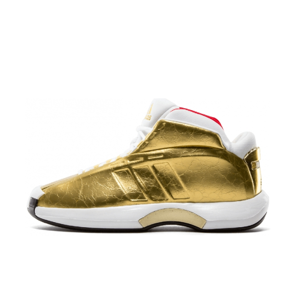 推荐商品：adidas Crazy 1 篮球鞋 复古防滑耐磨实战缓震轻便舒适 Packer Shoes 'Awards Season' 金面包