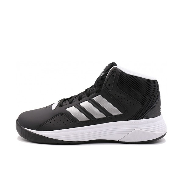推荐商品：adidas Cloudfoam Ilation 防滑耐磨 舒适轻便 复古百搭 运动 篮球鞋 Mid Black Silver White 黑灰白