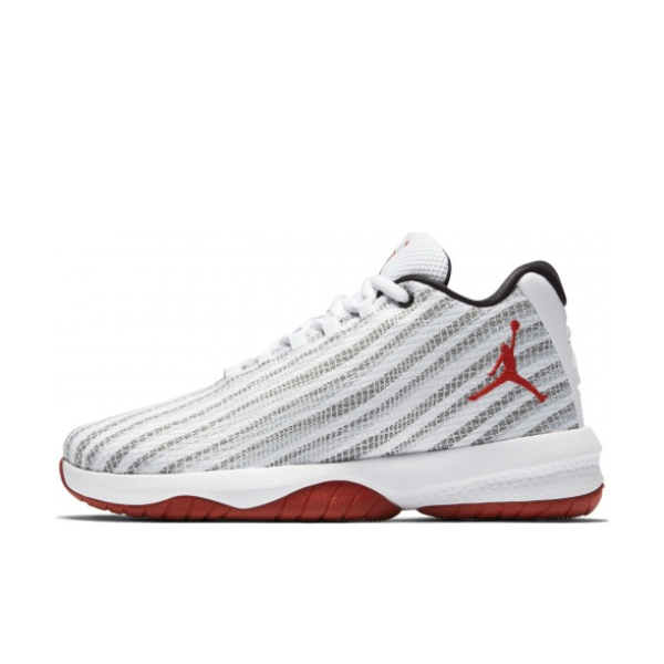 推荐商品：Jordan B. Fly X 篮球鞋 防滑耐磨圆头实战舒适 White/Gym Red 白红