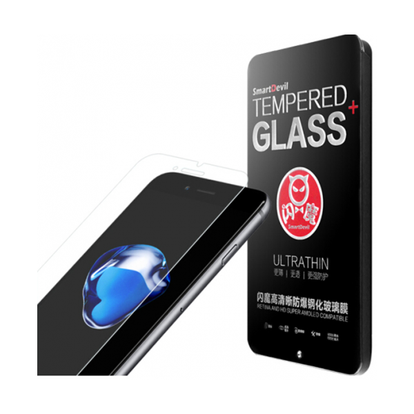 SmartDevil/闪魔 iPhone 8/7/Plus 抗蓝光全包边水凝防指纹软边透明钢化膜
