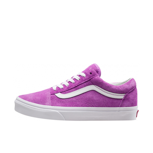 推荐商品：Vans/范斯 Old Skool 滑板鞋 板鞋 轻便防滑复古舒适经典 Violet True White 粉紫麂皮