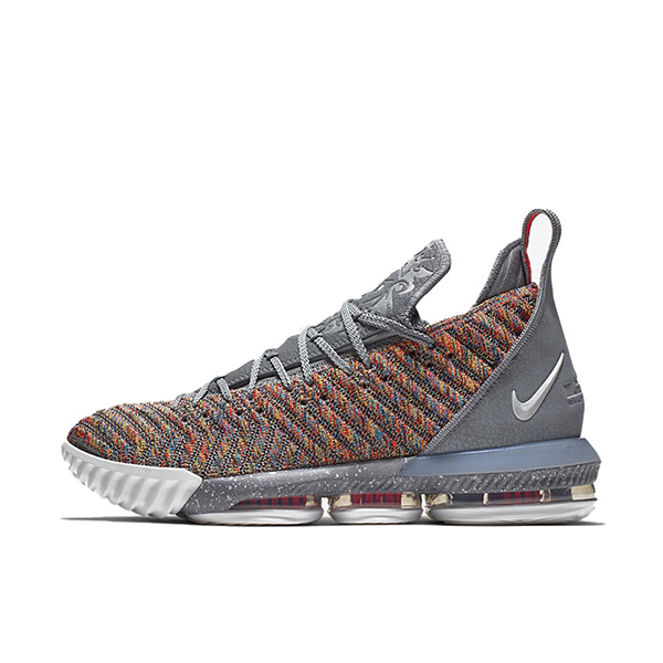 推荐商品：Nike Zoom LeBron 16 詹姆斯 缓震回弹 防滑耐磨 圆头 实战 篮球鞋 Fresh Bred 彩虹