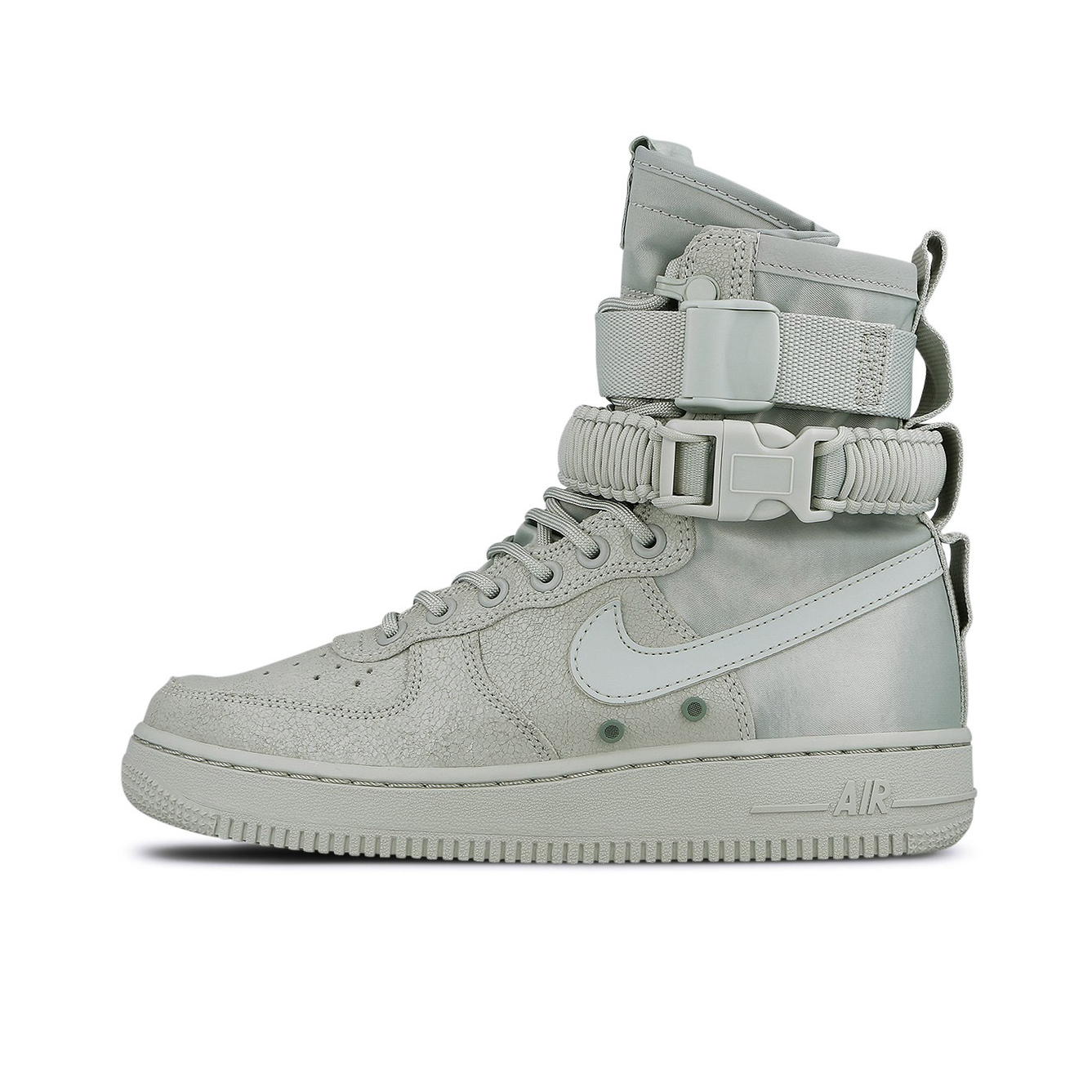 推荐商品：Nike Air Force 1 SF 板鞋 机能缠绕防滑耐磨减震透气复古包裹性 Mica Green 灰绿