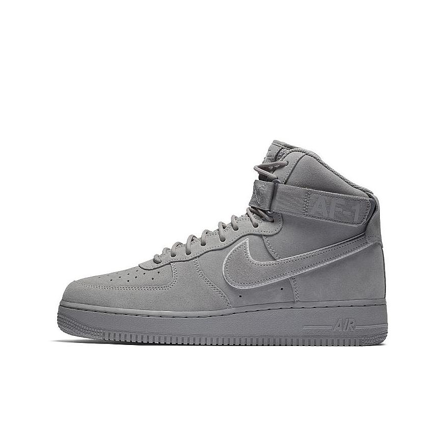 推荐商品：Nike Air Force 1 空军一号 板鞋 轻便舒适百搭耐磨防滑复古 Dark Stucco 灰/麂皮Hi