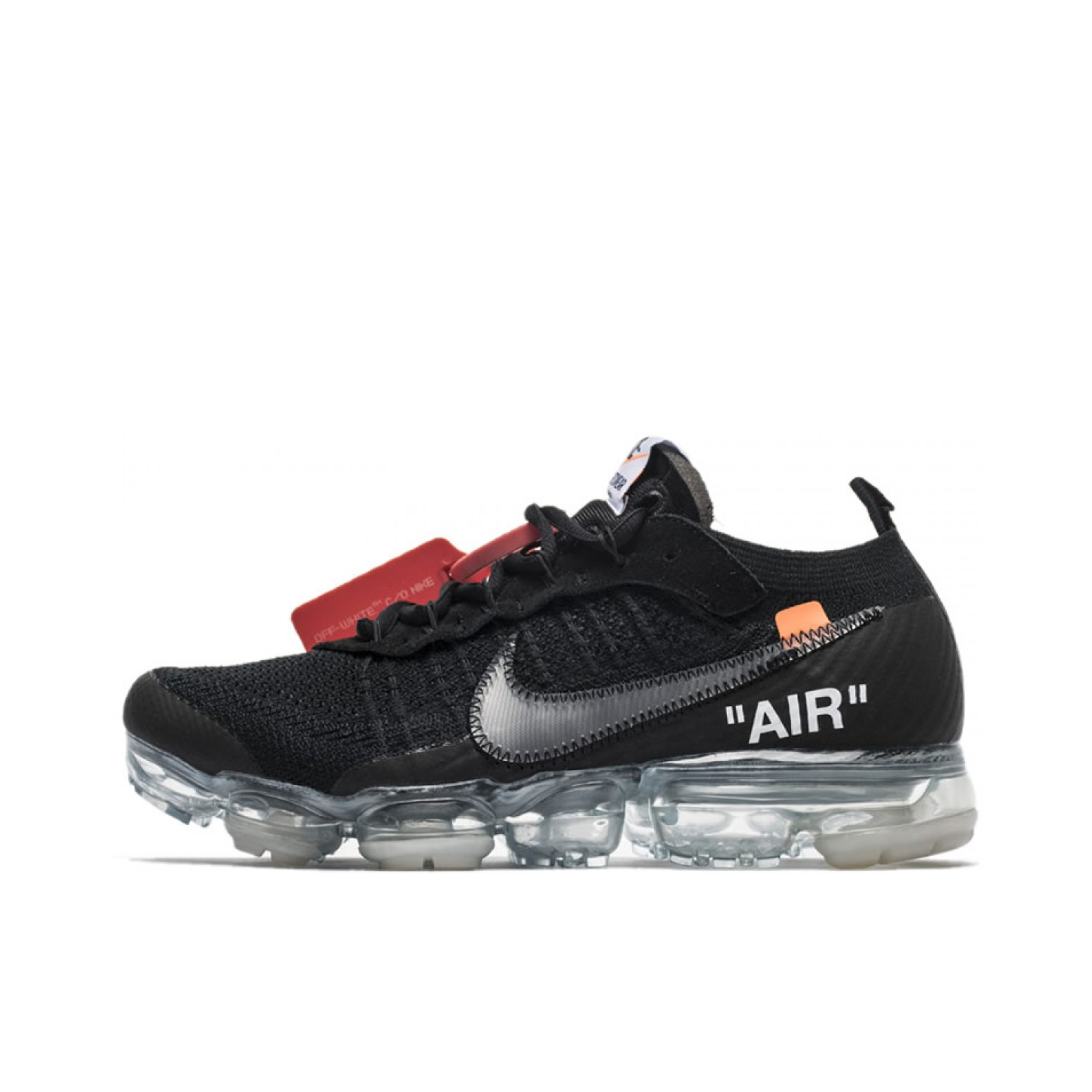 推荐商品：Nike Air VaporMax 2.0 跑鞋 飞线缓震耐磨舒适轻便防滑回弹网布透气复古百搭圆头 Black off-white联名/黑色