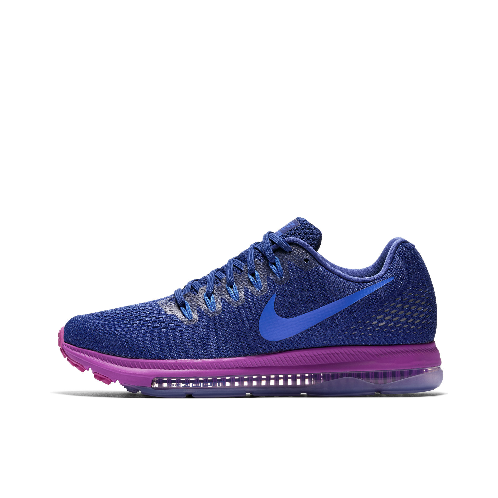 推荐商品：Nike Zoom All Out Low 跑鞋 耐磨防滑舒适透气圆头休闲全掌 Deep Mega Blue 蓝紫