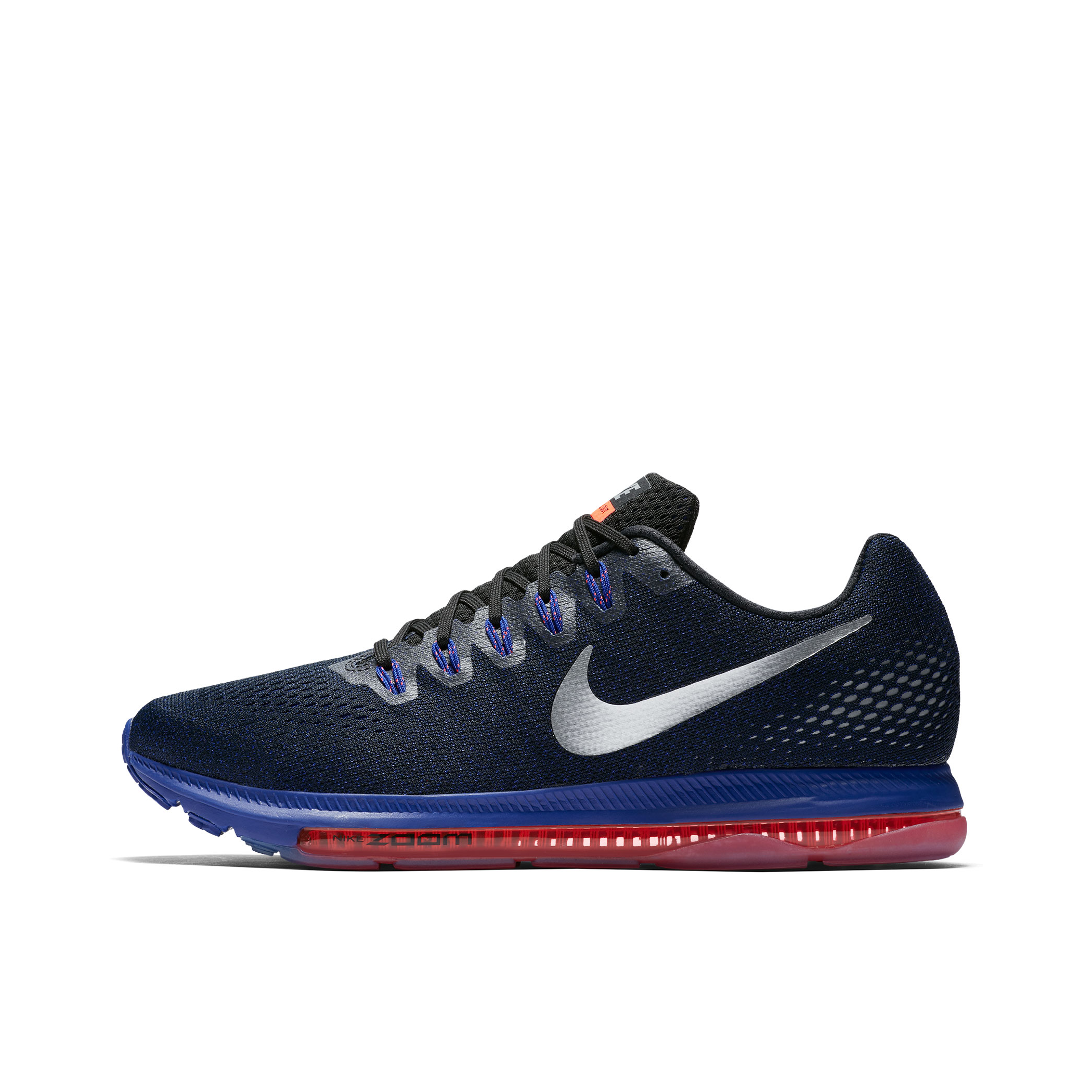 推荐商品：Nike Zoom All Out Low 跑鞋 耐磨防滑舒适透气圆头休闲全掌 Black Concord 蓝银