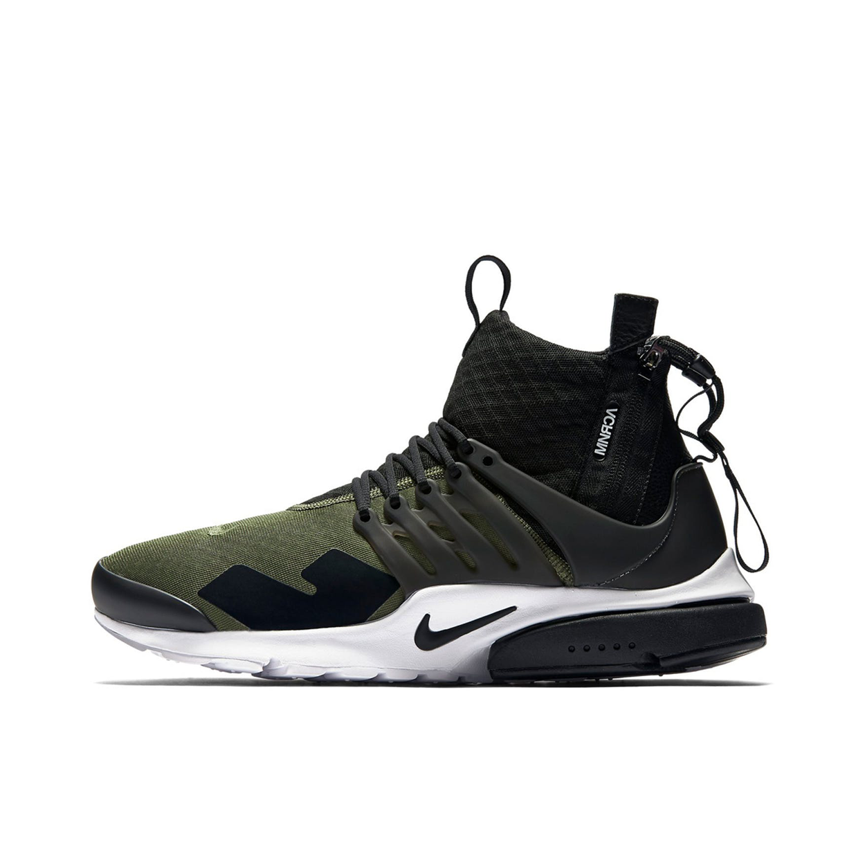 推荐商品：Nike Air Presto Ultra Flyknit 跑鞋 拉链缓震回弹舒适透气防滑耐磨机能生活织物合成革休闲运动轻便 Olive Acronym联名/卡其色