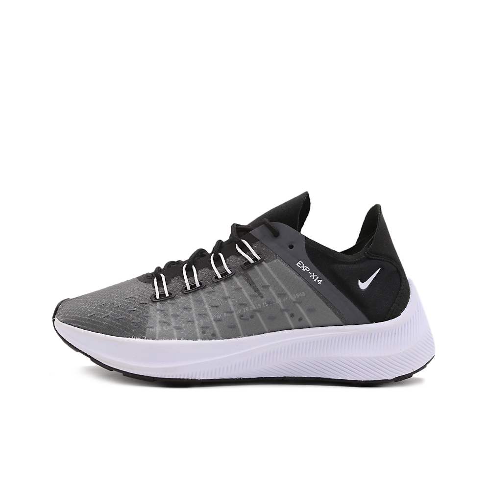 推荐商品：Nike EXP-X14 飞线 跑鞋 减震回弹防滑耐磨复古马拉松泡棉 Black/White/Wolf Grey/Dark Grey 黑灰白