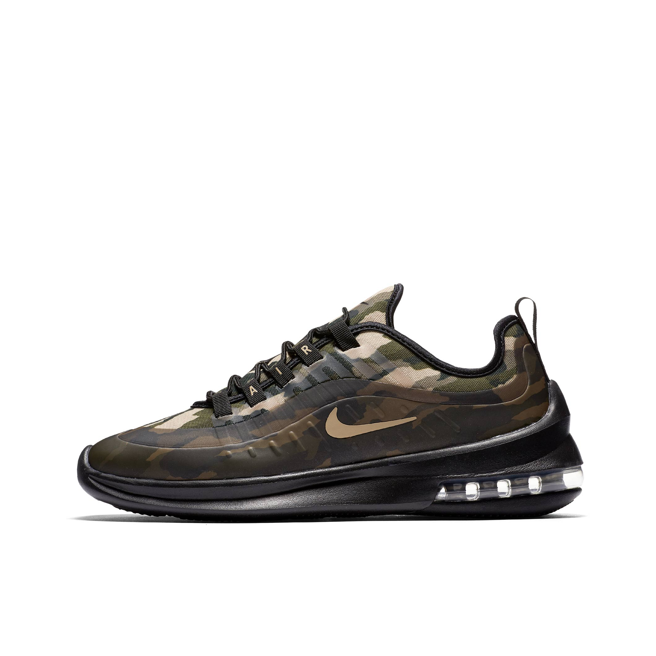 推荐商品：Nike Air Max Axis 防滑耐磨 透气轻便 舒适减震 百搭复古 合成革 织物 回弹 跑鞋 Olive Camo 军绿迷彩