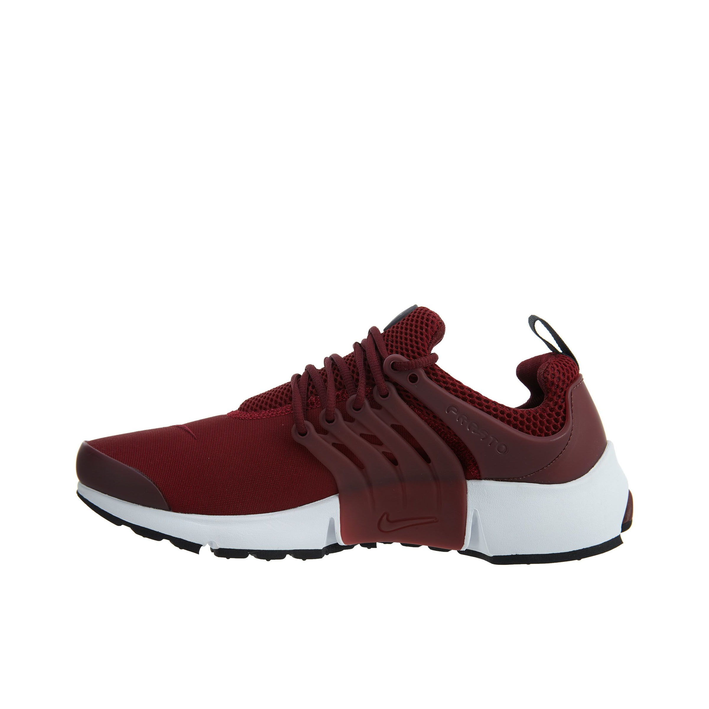 推荐商品：Nike Air Presto 跑鞋 减震回弹轻便透气防滑耐磨低帮圆头 Team Red 酒红色
