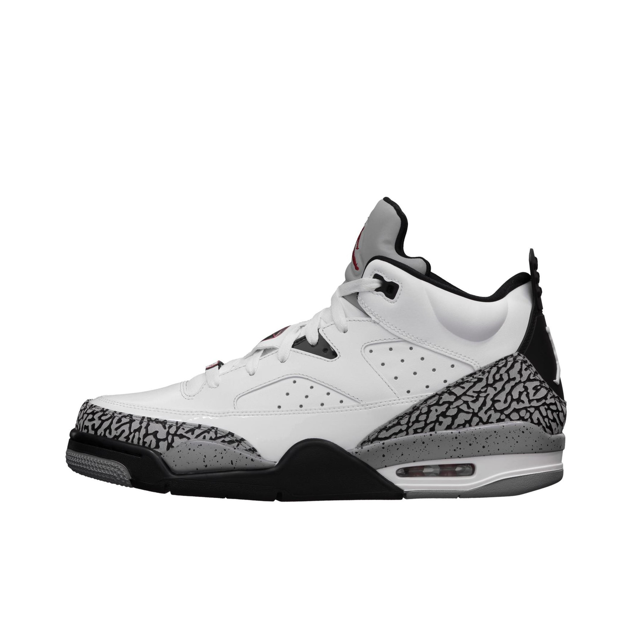 推荐商品：Air Jordan Son of Mars 火星之子 篮球鞋 复古时尚防滑耐磨减震包裹性拼接合成革织物 White Cement 白水泥 Low