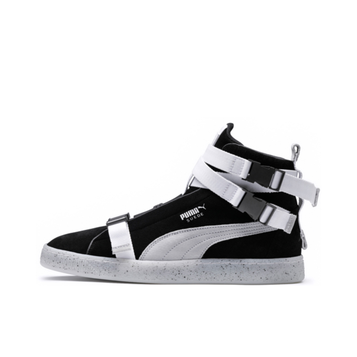 推荐商品：Puma/彪马 Suede Classic 面包鞋 板鞋 舒适百搭防滑耐磨轻便透气复古低帮圆头 Black/White The Weeknd联名/黑色/白色